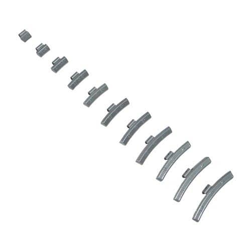 Clip on balancing weight for alu rims, 50g