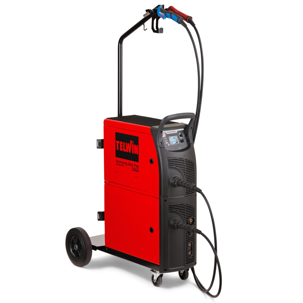 MIG-MAG/FLUX/BRAZING/MMA/TIG Technomig 223 Treo Synergic welder, 230V