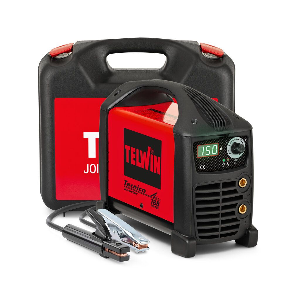 Mma Inverter 1Ph Tecnica 188 Mpge 230V Acx+Plast.C.Case