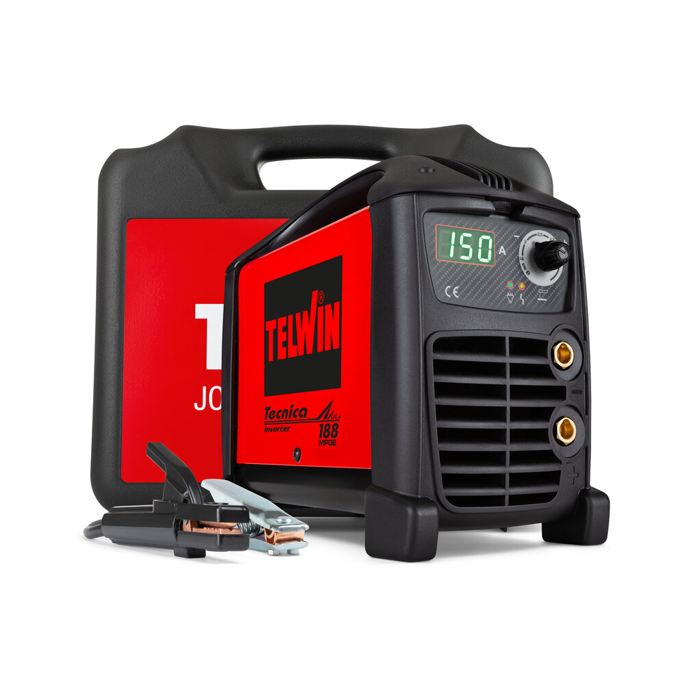 Mma Inverter 1Ph Tecnica 188 Mpge 230V Acx+Plast.C.Case - 2