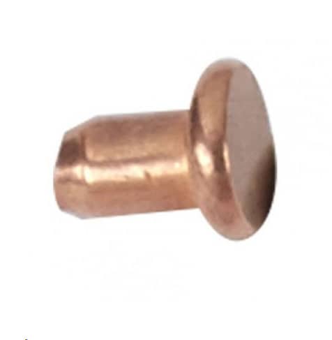 Plain Rivets Fe-Cu, 3X4,5mm 100pcs
