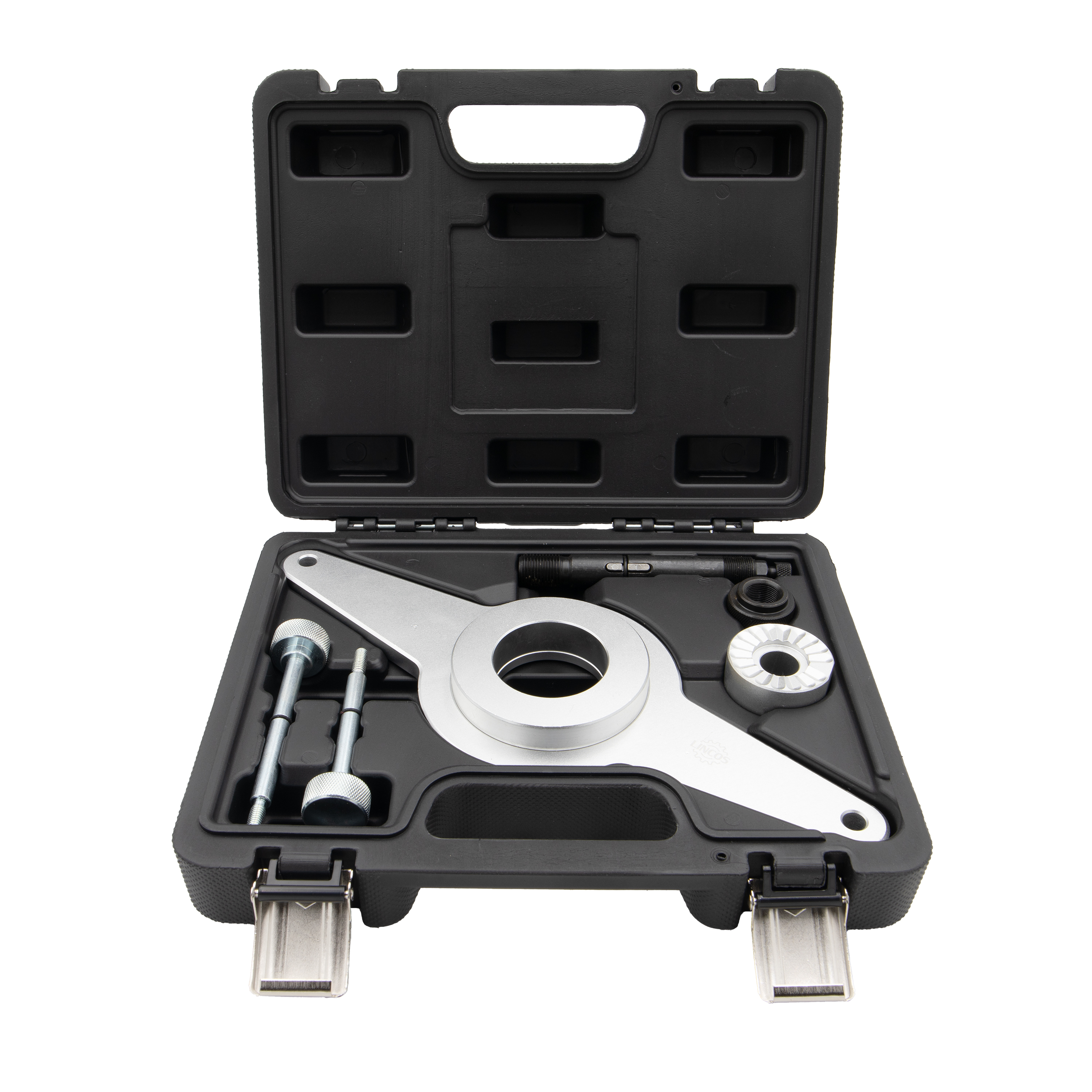 Vibration damper holding tool set for VAG 1.8/2.0 TFSI engines - 2