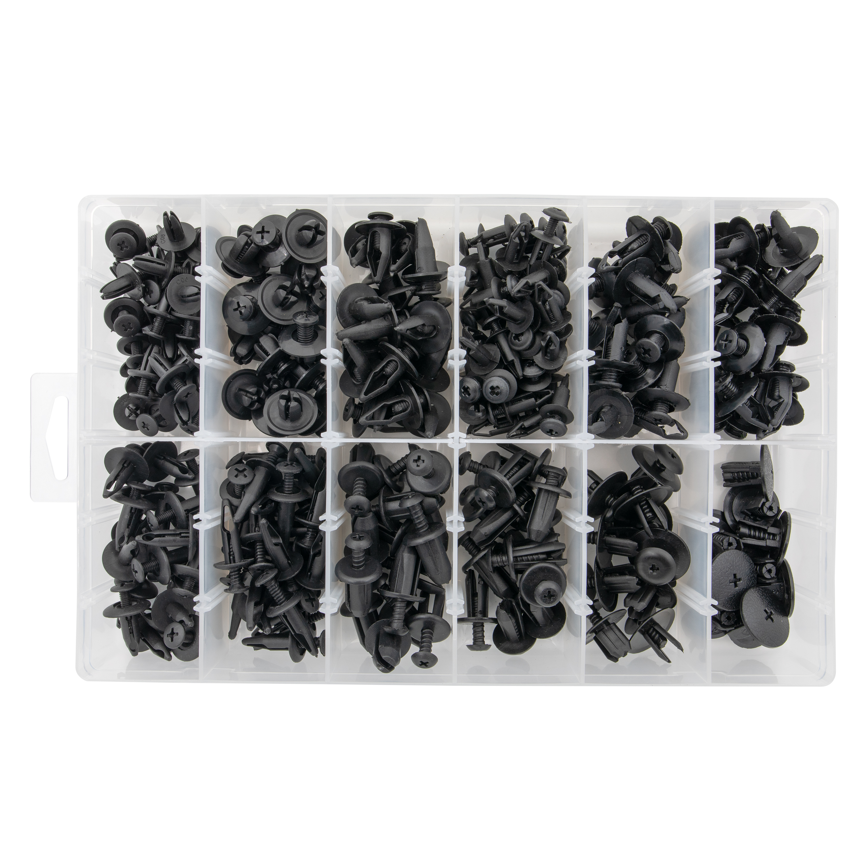 Car retainer clip assortment set, universal, 240pcs - 2