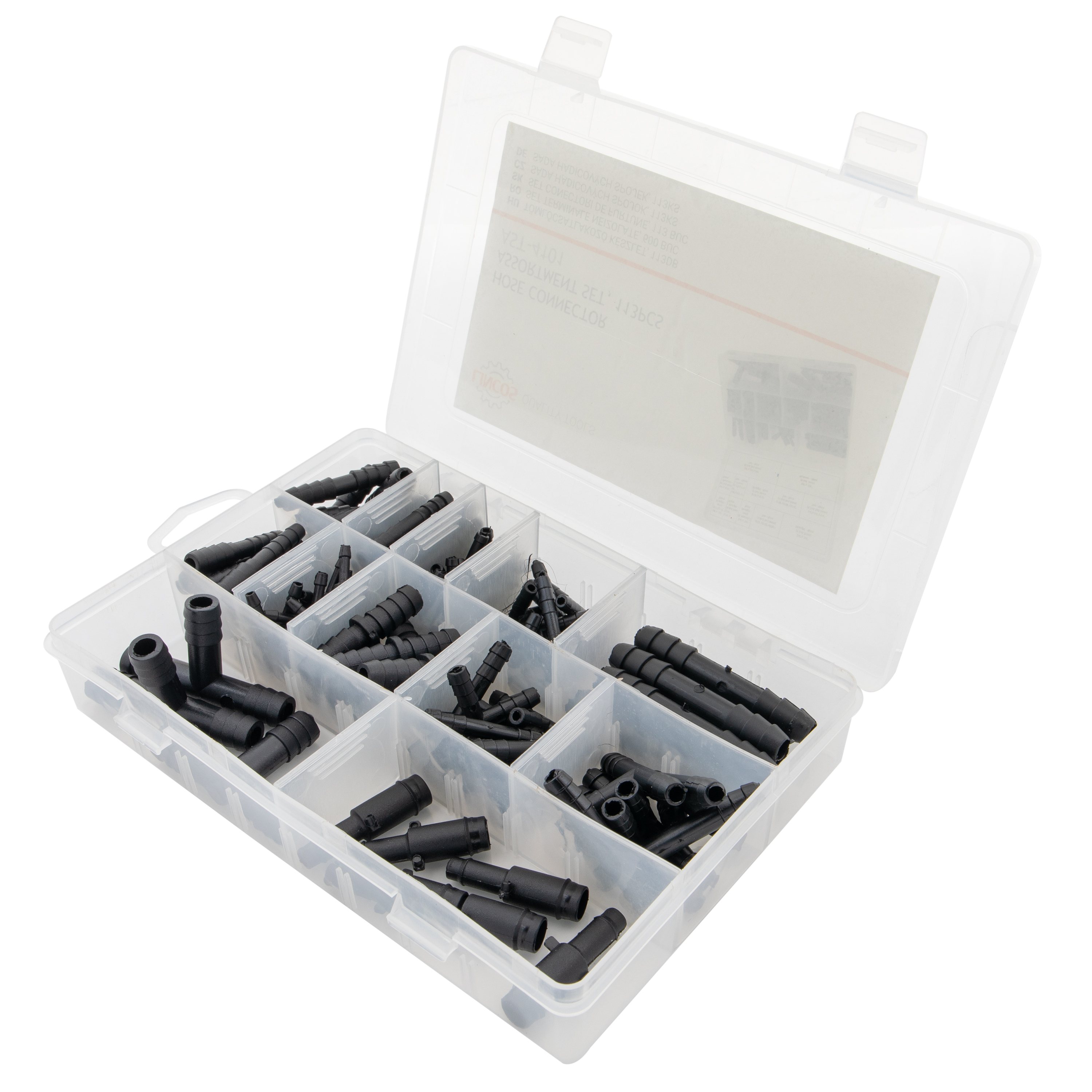 Hose connector assortment set, 113pcs