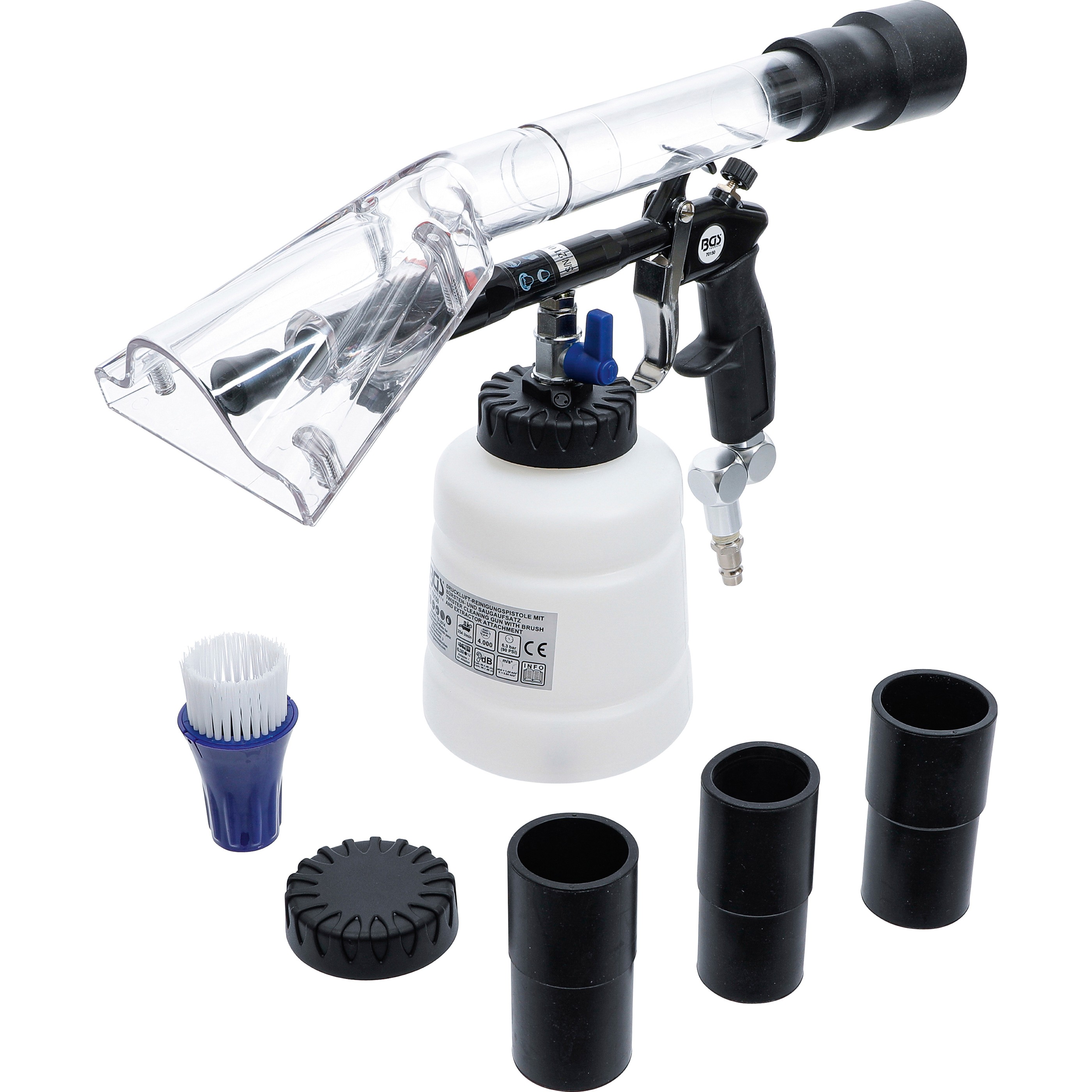 Twister Cleaning Gun with Brush and Extractor Attachment | 7 pcs.
