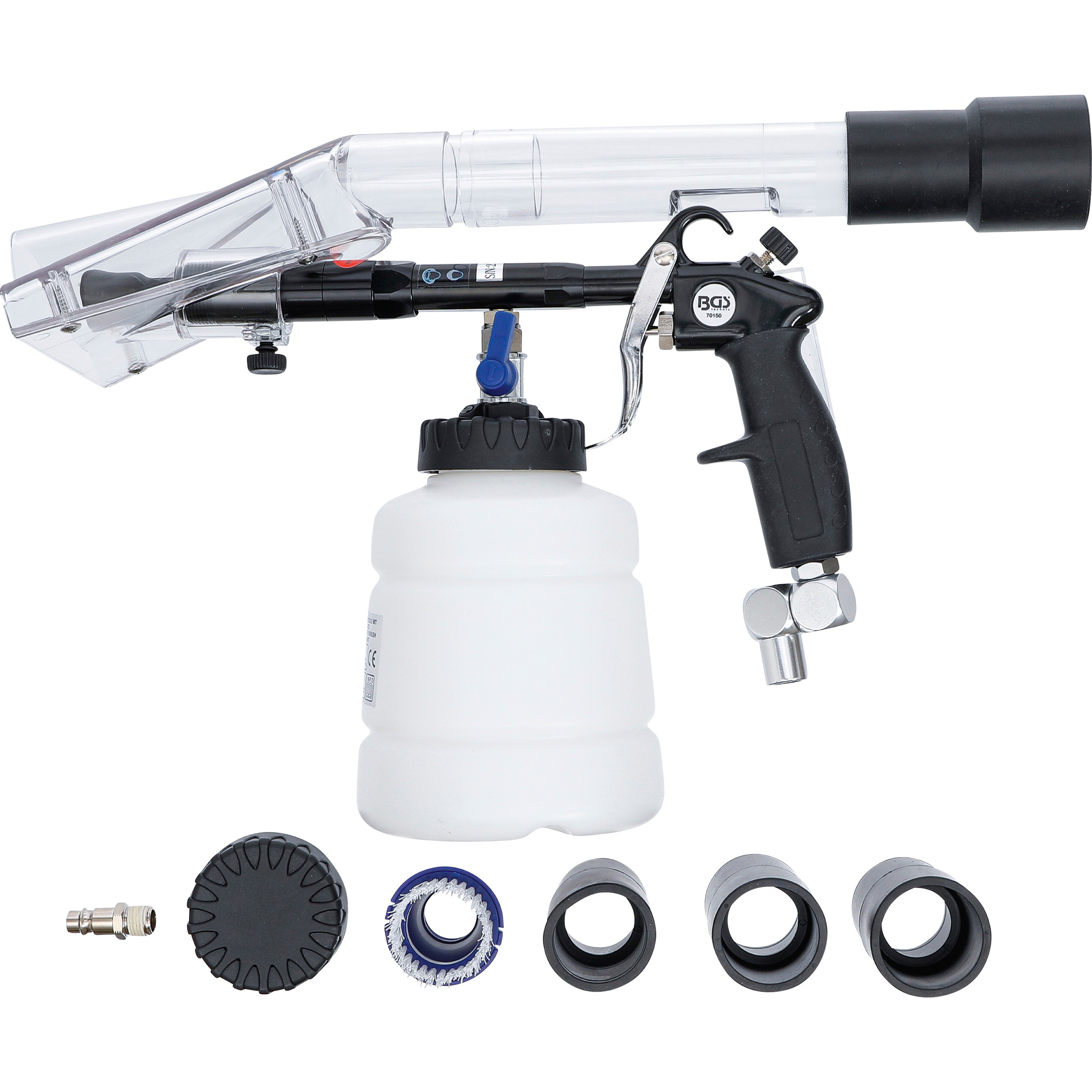 Twister Cleaning Gun with Brush and Extractor Attachment | 7 pcs. - 7