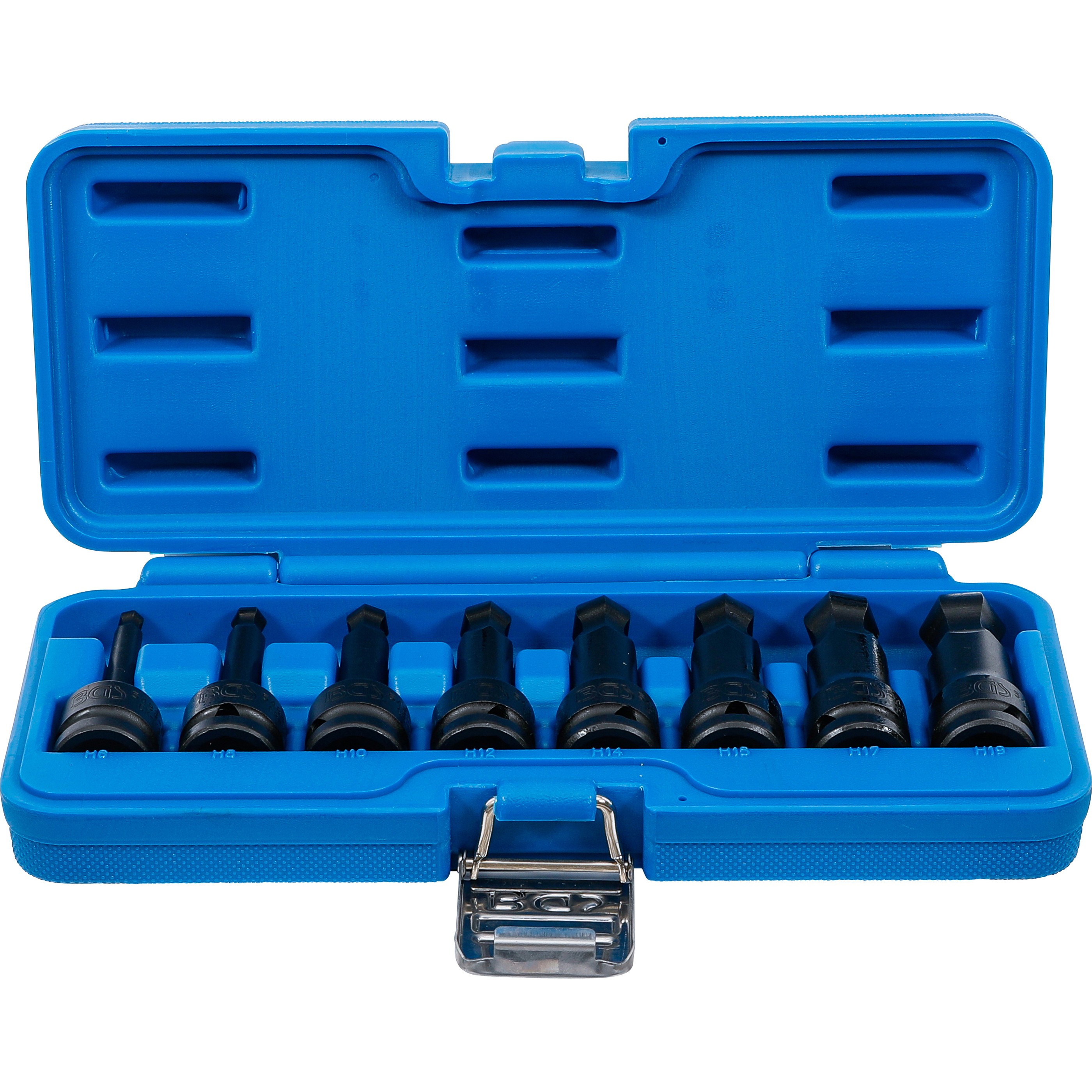 Impact bit socket set, 1/2" drive, internal hexagon ball head 6–19mm, 8 pcs - 2