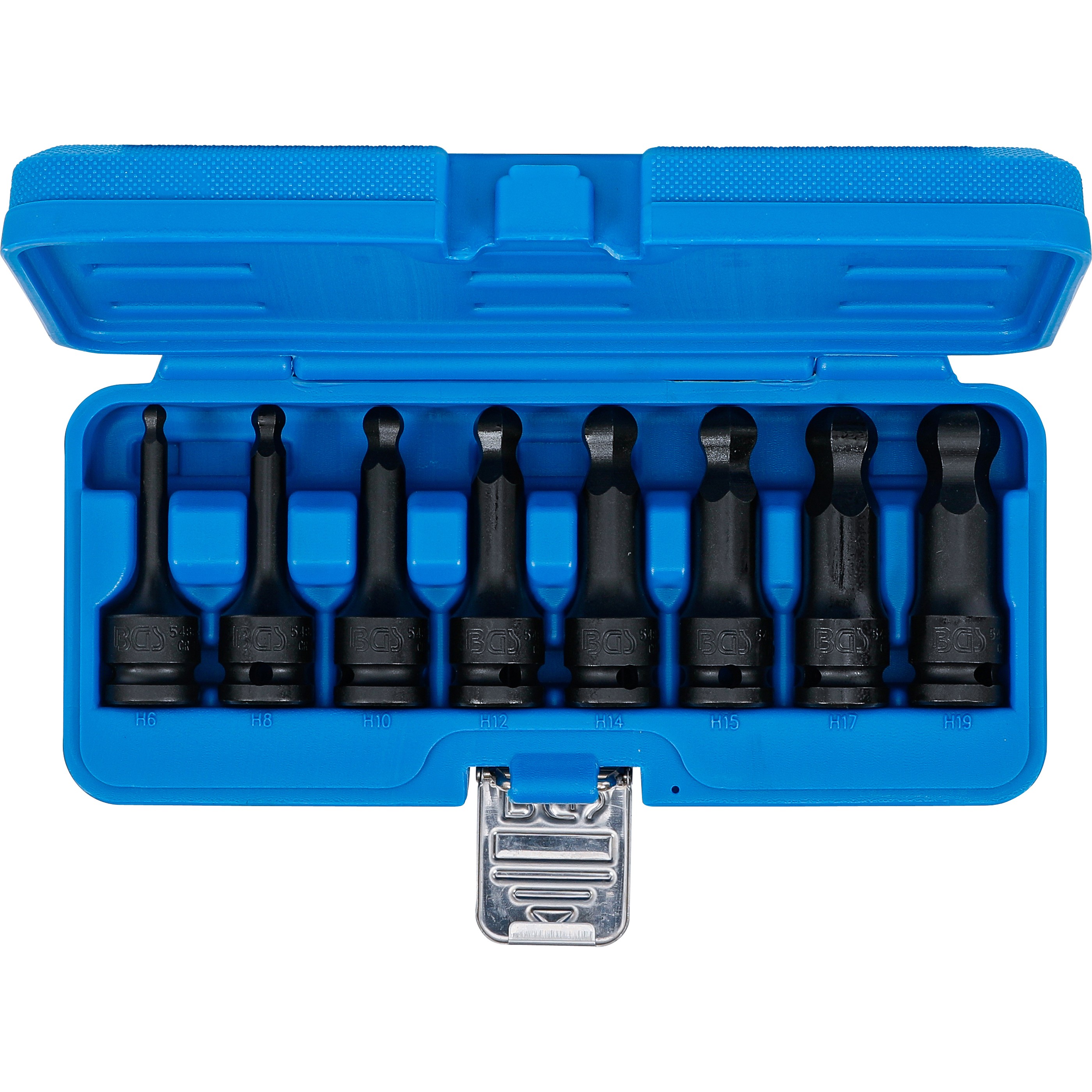 Impact bit socket set, 1/2" drive, internal hexagon ball head 6–19mm, 8 pcs - 3