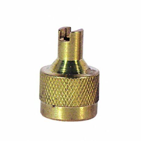 Brass valve cap with VG12 thread