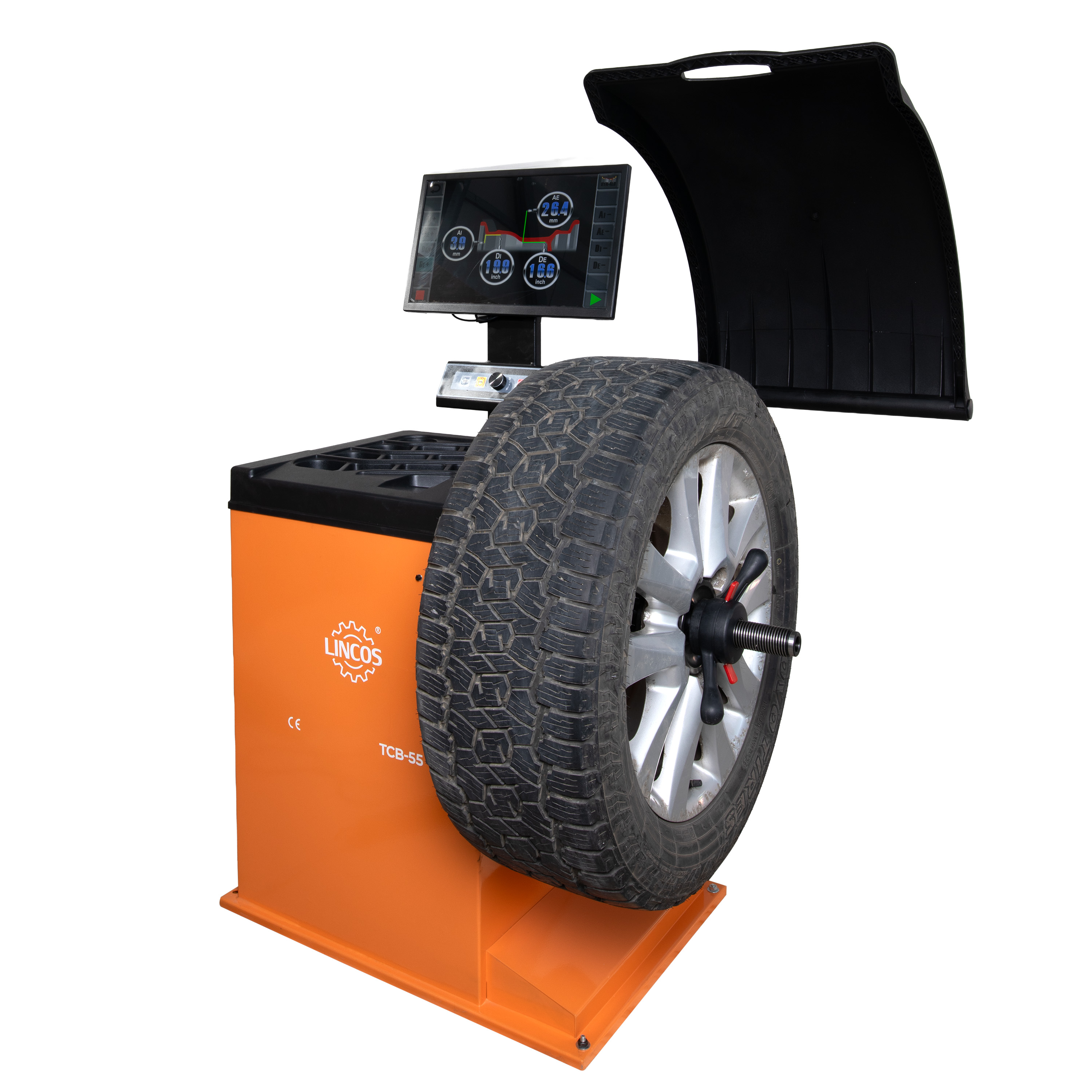 Vyvažovačka kol 10-28", automatický vstup dat, LED monitor - 2