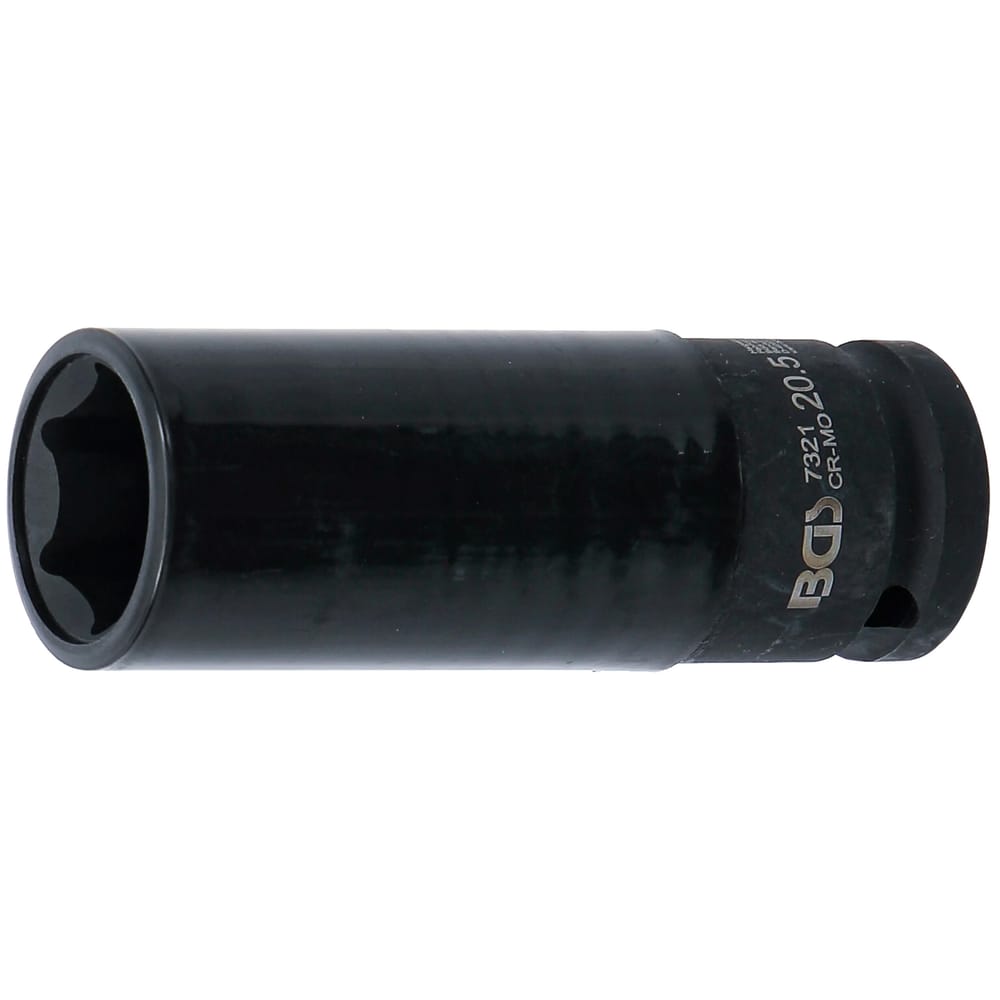 BGS felnikímélő gépi dugókulcs 20,5 mm, 1/2" – oldalnézet