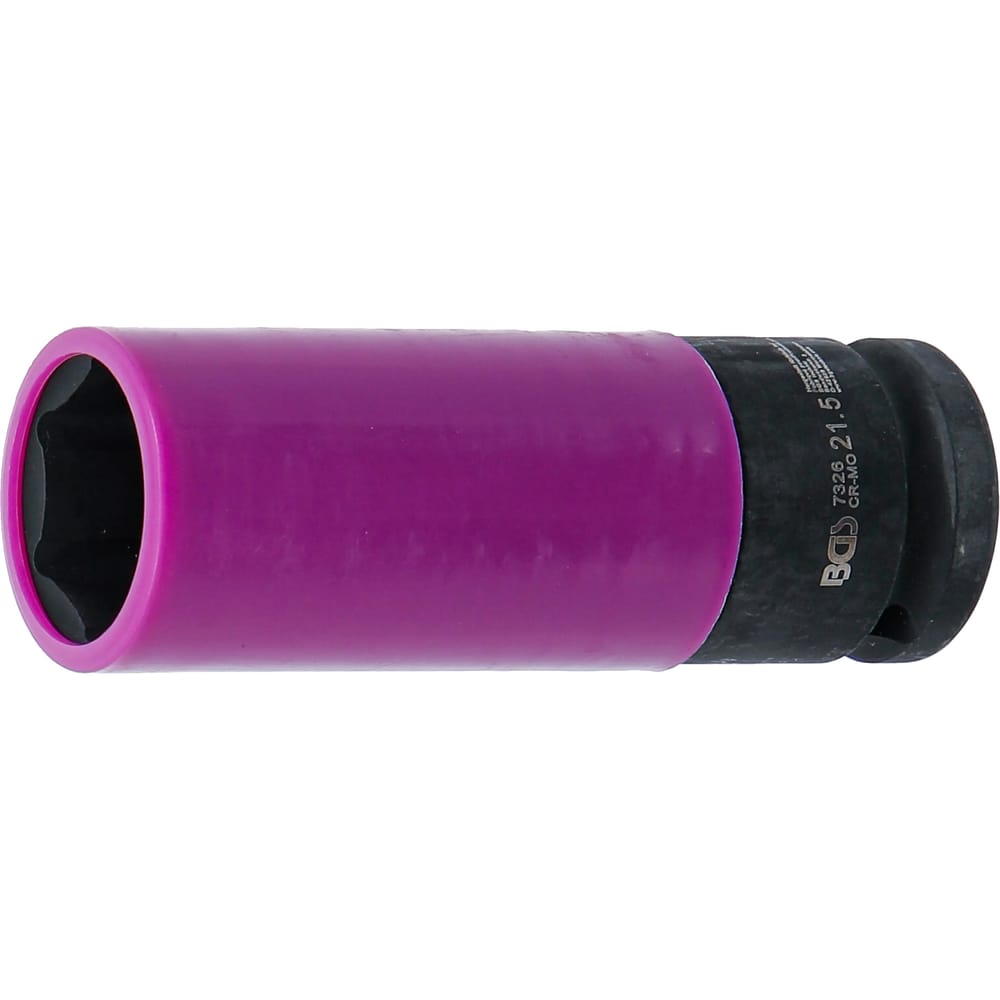 BGS felnivédő gépi dugókulcs 21,5 mm, 1/2" oldalnézet
