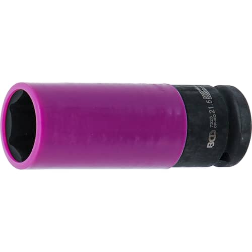 Felnivédő gépi dugókulcs 21.5mm, 12.5mm (1/2") meghajtás