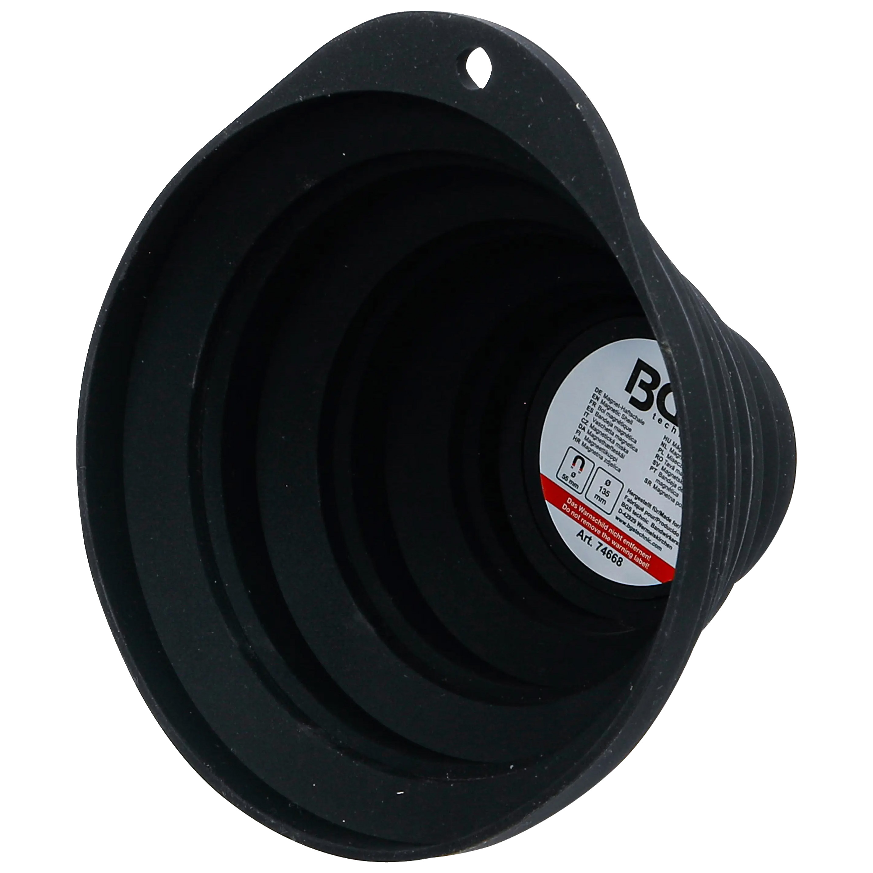 Összecsukható mágneses szerszámtál Ø75/135mm