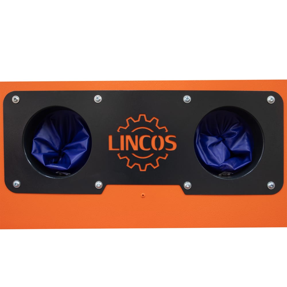 Pracovné okienka s rukavicami – logo Lincos