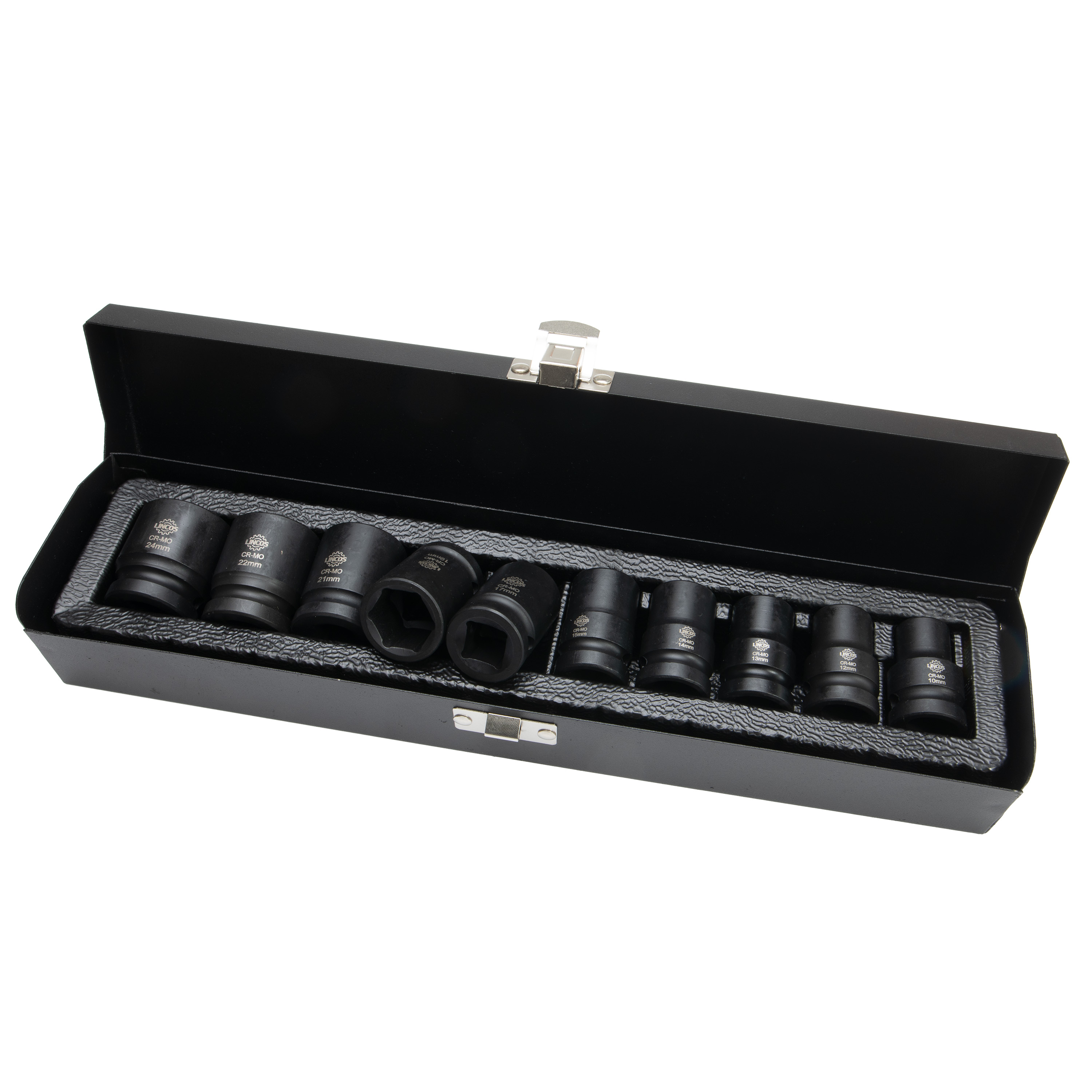 Gépi dugókulcs készlet 1/2", 10 részes - 4