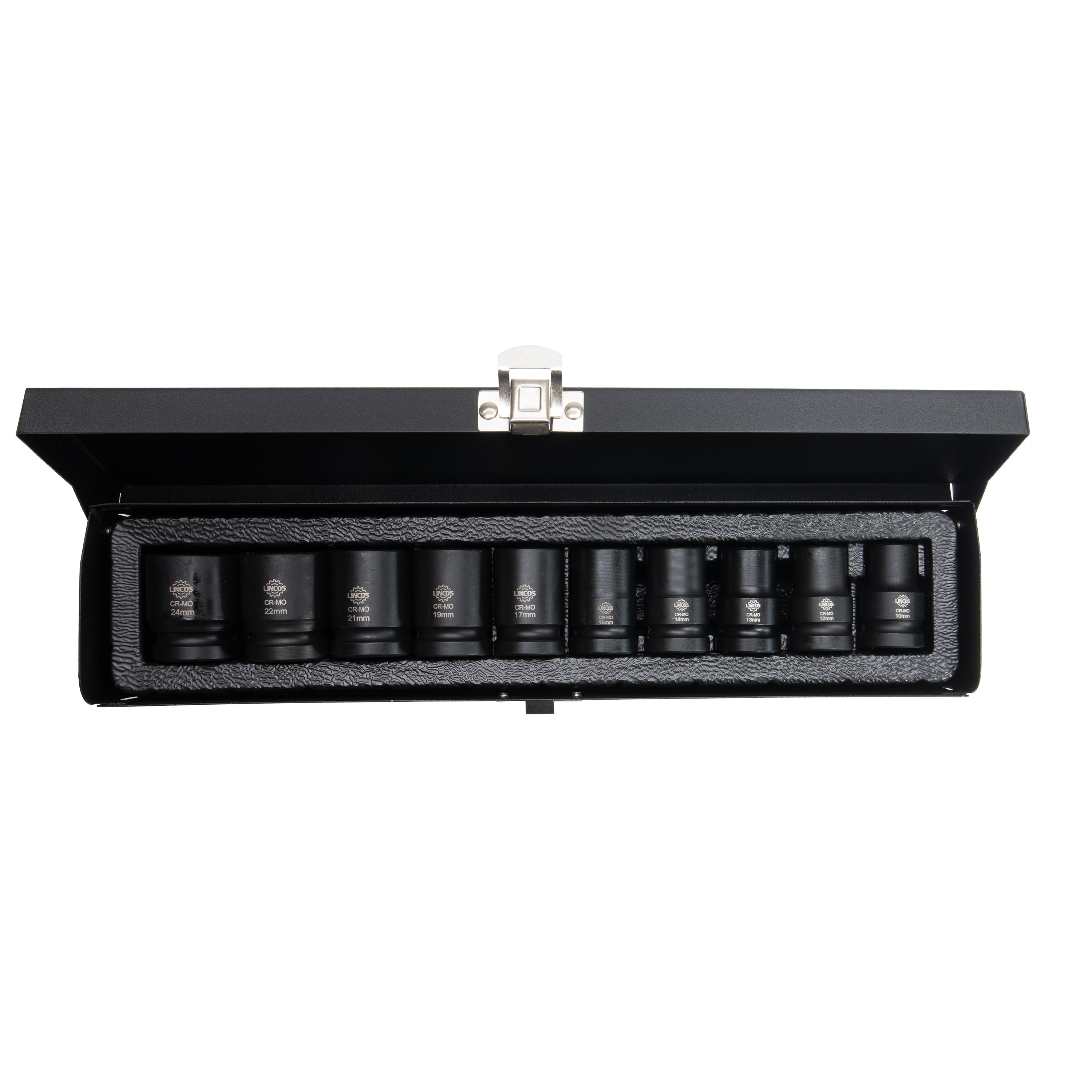 Gépi dugókulcs készlet 1/2", 10 részes - 2