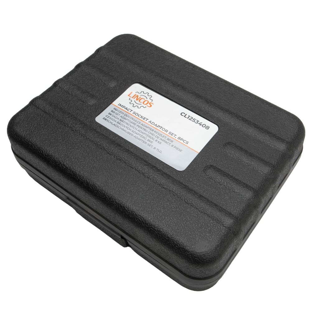 Lincos adapter készlet zárt hordtáskája címkével