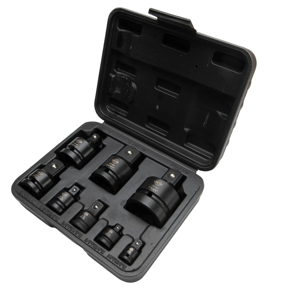 Lincos gépi dugókulcs adapter készlet, 8 részes, nyitott