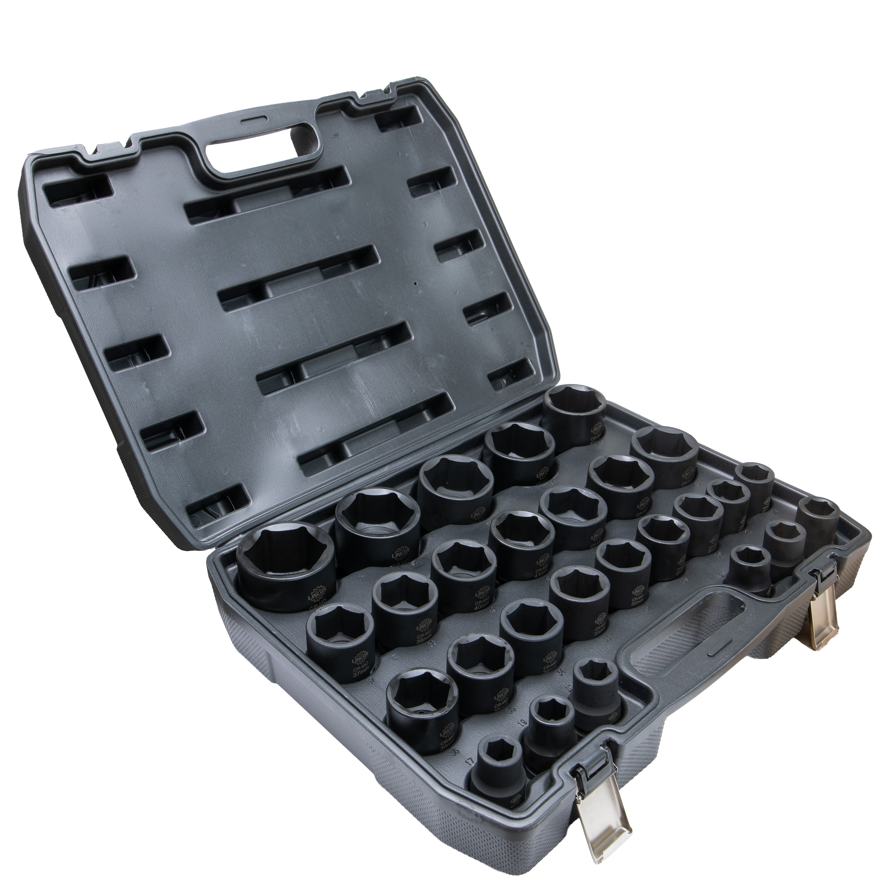 Gépi dugókuldi készlet 3/4", 27 részes - 3