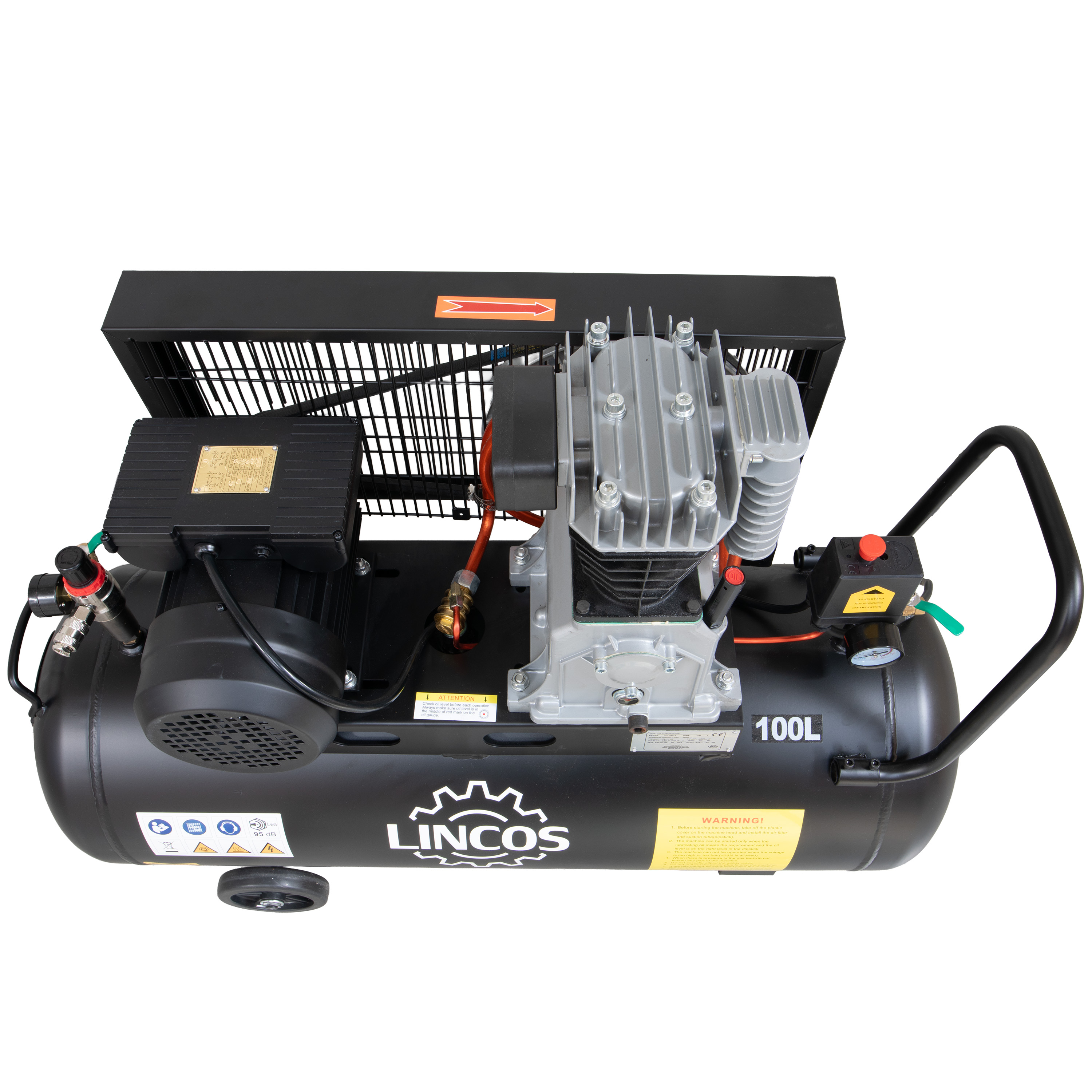 Ipari kompresszor, 100l, 2.2KW, 10bar - 5